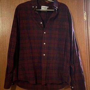 Men’s long sleeve button up shirt